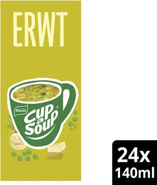 Knorr Cup-a-Soup erwt, pak van 24 zakjes