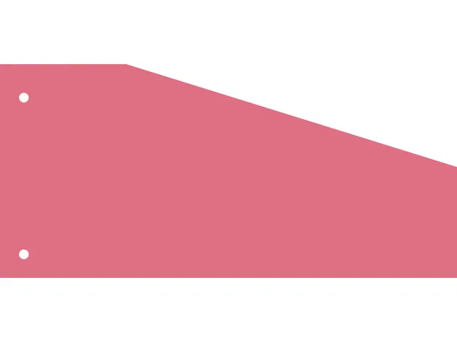 Scheidingsstrook Kangaro 2-gaats 240x105x60mm trapezium 180 grams RC roze
