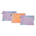 Etui met rits in soepel plastic Candy Tidy - A6 - Geassorteerd - New 