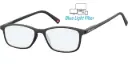 Leesbril  Montana +1.00 dpt blue light filter rood