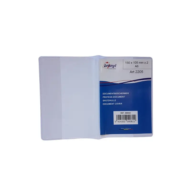 Dubbele beschermhoes A6 transparant 150x105mmx2