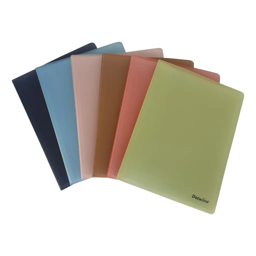 Elastomap A5, terra, transparant, geassorteerde kleuren, PP