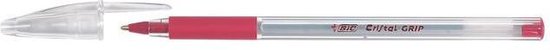 Bic Cristal Grip - Rood - 20St - 0.4Mm