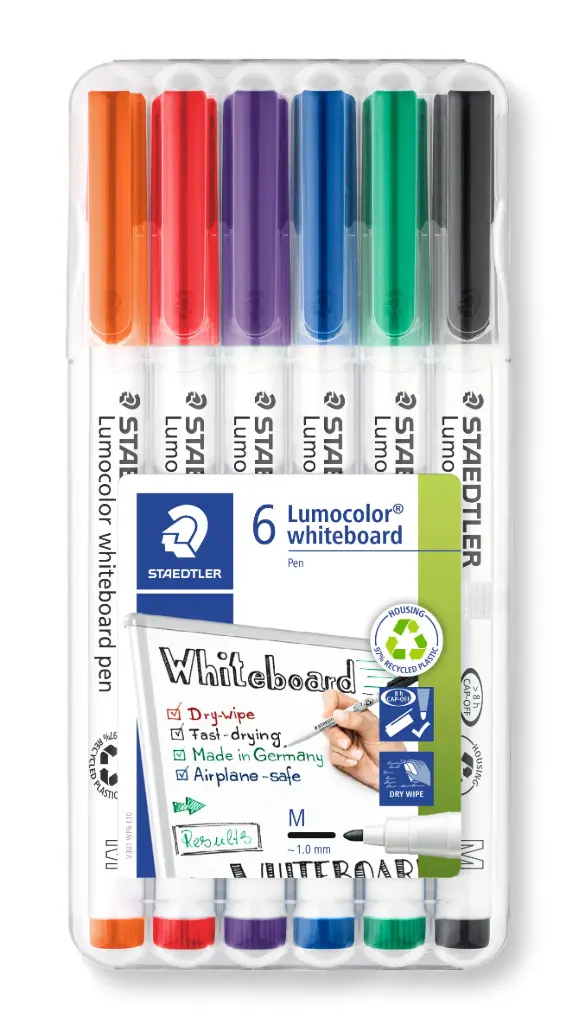 Lumocolor whiteboard pen - Box 6 st