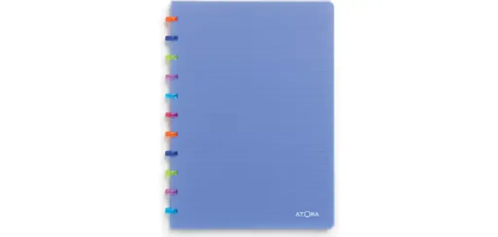 Atoma schrift Tutti Frutti pp transparant A4 assorti 10MM (geruit)