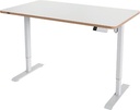 Leitz Ergo Zit/Sta bureau, ft blad 140 x 80 cm, elektrisch, op voet