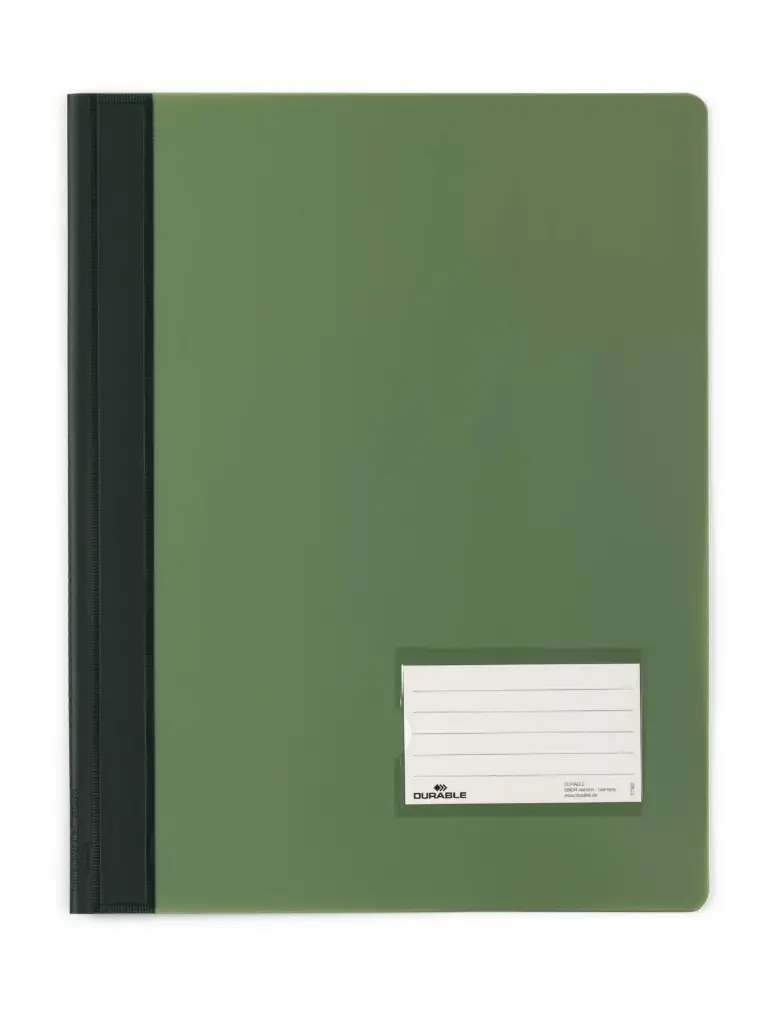 Snelhechtmap DURALUX® A4+ translucent, Groen