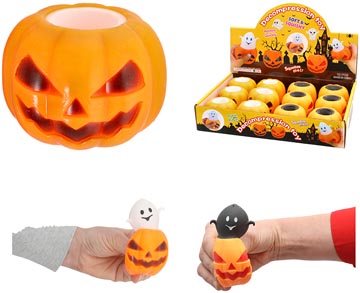 halloween squeezebal pompoen