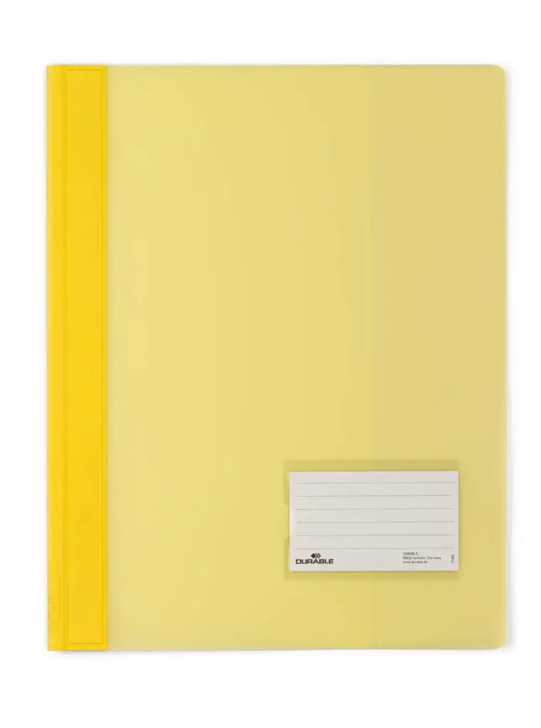 Snelhechtmap Duralux® A4+ Translucent,  Geel