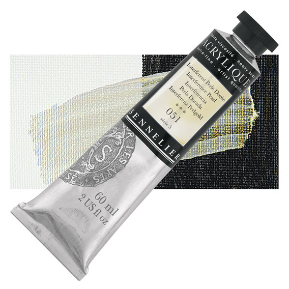 Sennelier - Extra fijne acrylverf - Interferentie Goudparelmoer (051) - 60ml - serie 5