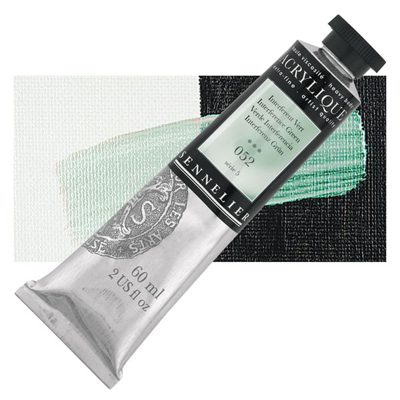 Sennelier - Extra fijne acrylverf - Interferentiegroen (052) - 60ml - serie 5