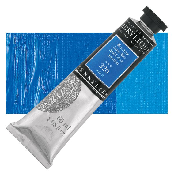 Sennelier - Extra fijne acrylverf - Azuurblauw (320) - 60ml - serie 2