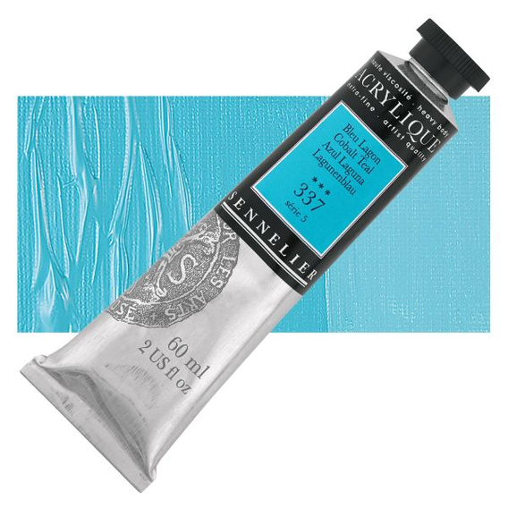 Sennelier - Extra fijne acrylverf - Lagune blauw (337) - 60ml - serie 5 