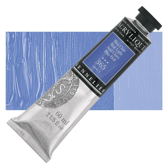 Sennelier - Extra fijne acrylverf - Licht Blauw (365) - 60ml - serie 1
