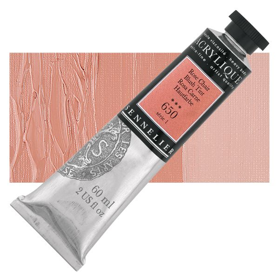 Sennelier - Extra fijne acrylverf - Roze Oker (650) - 60ml - serie 1