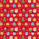 inpak 250mx30cm kerst emoji