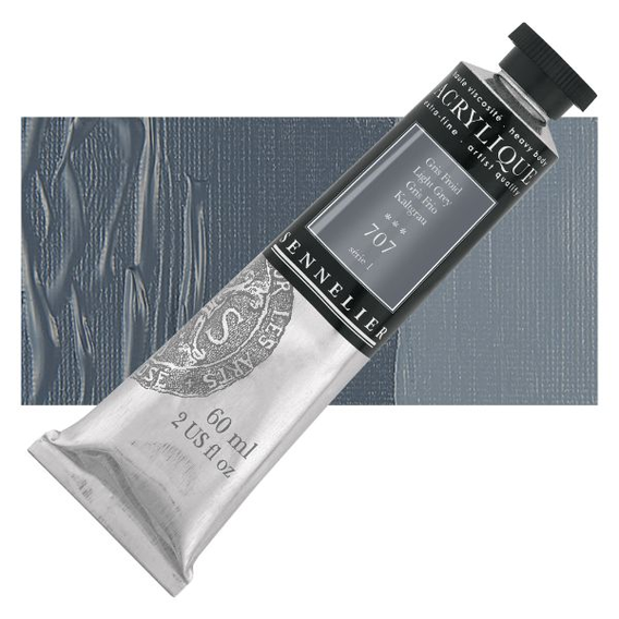Sennelier - Extra fijne acrylverf - Koudgrijs (707) - 60ml - serie 1