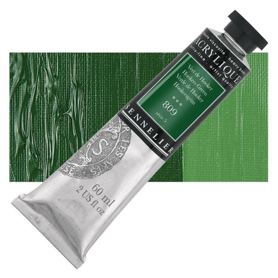 Sennelier - Extra fijne acrylverf - Hookers Groen (809) - 60ml - serie 5