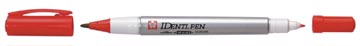 merkstift rood identipen sakur