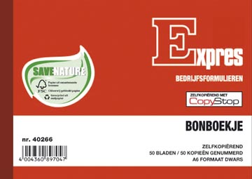 sigel expres bonboekje 50x2v zelfkop