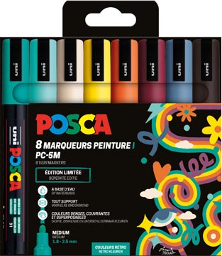 posca paintmarker pc5m retr 8x