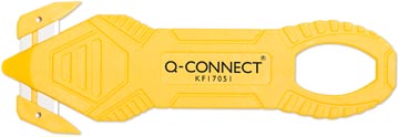 q-connect safety cutter geel