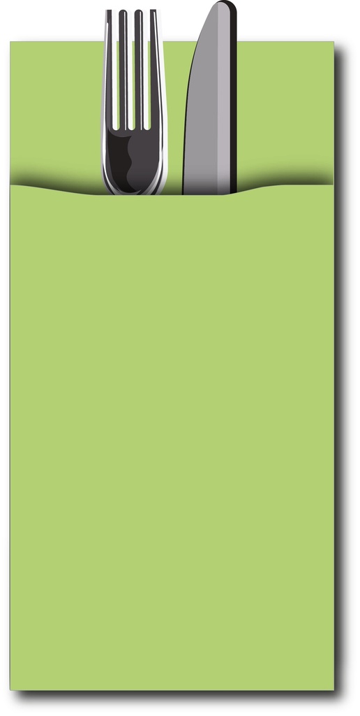 Bestekservet (summergreen, air-laid)