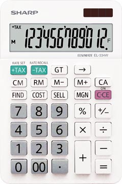 sharp bureaurekenm el-334w