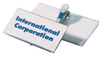 badge durable 40x75mm