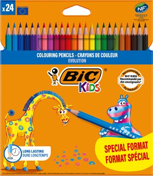 bic kids kleurpotlood evo 24x