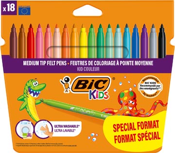 bic kids viltstift couleur 18x