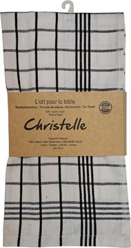 handdoek ruit 50x70cm wt pk3