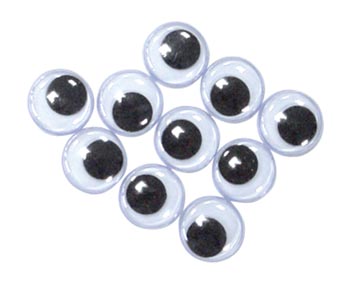 Bewegende Oogjes 50 Stuks (6Mm)