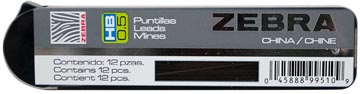 zebra mines 0,5mm hb 12x