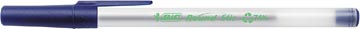 balpen eco round stic blauw