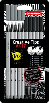 creative tips arty 10x grs/zw