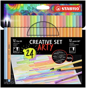 stabilo 68+88 arty x24 ass