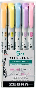 mildliner markeerst gentle 5x