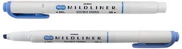 mildliner markeerstift d blauw