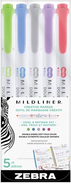 mildliner markeerstift cool 5x