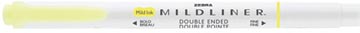 mildliner markeerstift geel