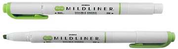 mildliner markeerstift groen