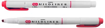 mildliner markeerstift rood