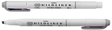 mildliner markeerstift grijs
