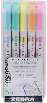 mildliner markeerst fluor 5x