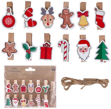 mini knijper kerst bls12