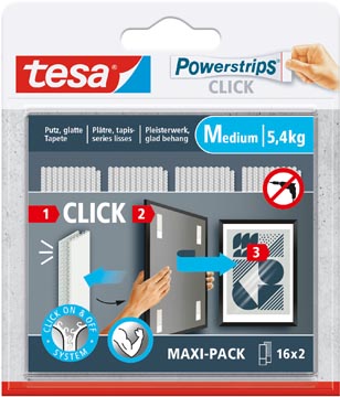 tesa powerstrips click m 2x16
