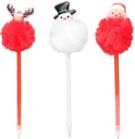 pompom pen kerst balpen