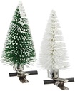 kerstboom glitter 8 cm