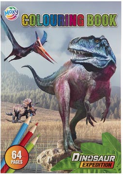 kleurboek dino a4 64 blz
